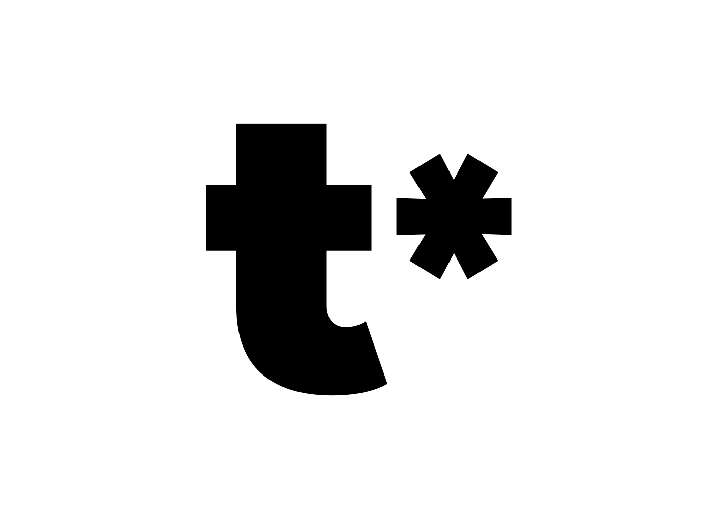 One-ink Tribal monogram